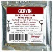 Винные дрожжи Gervin GV11 Red Fruit Wine, 5 г