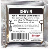 Винные дрожжи Gervin GV9 White Wine