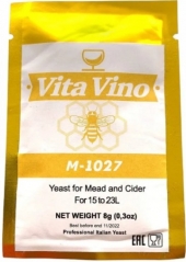 Дрожжи винные Vita Vino M-1027, 8 гр