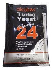 Дрожжи спиртовые Alcotec "Turbo Yeast Classic 24", 175 гр